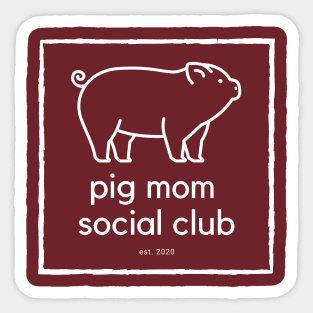 pig mom Sticker